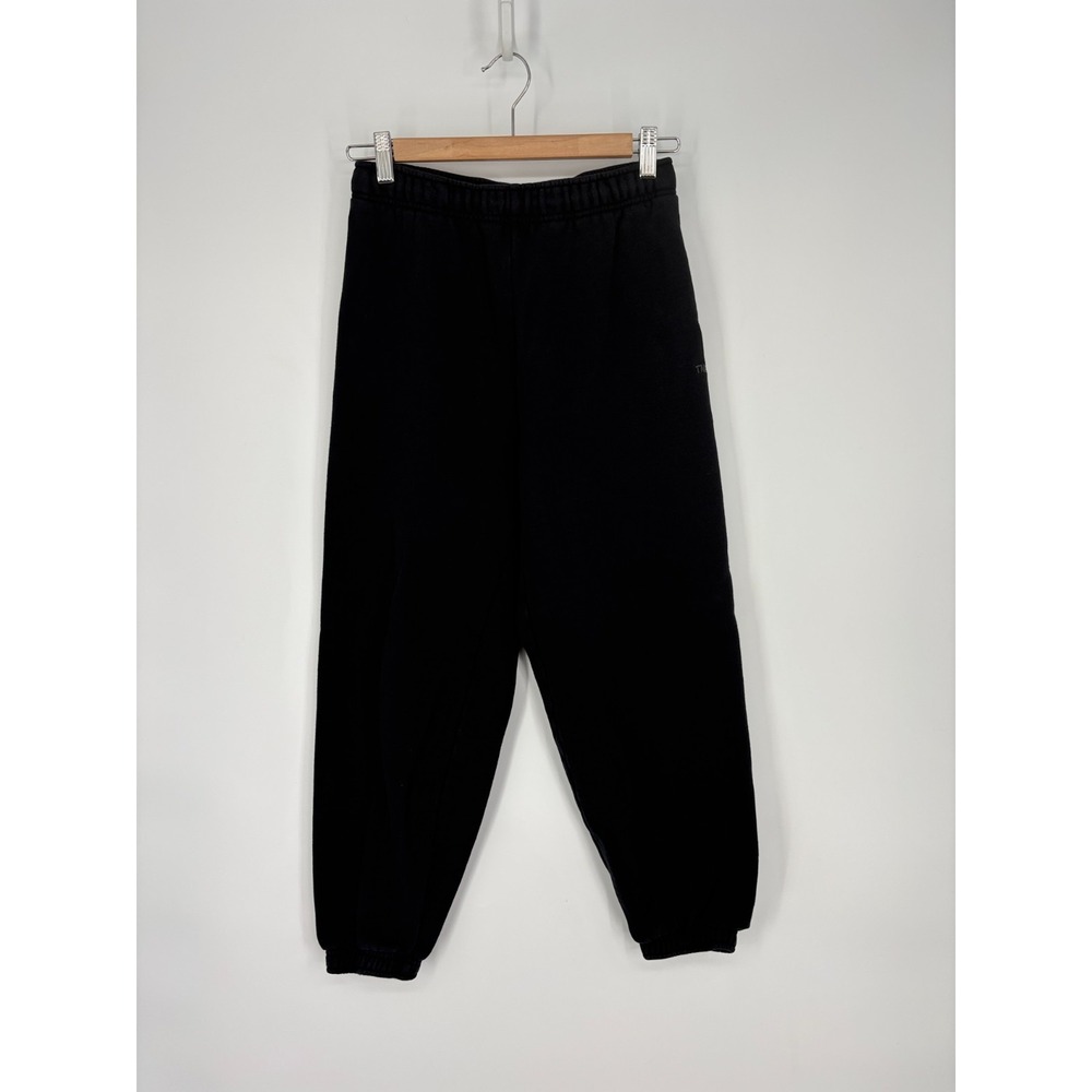 Aritzia TNA Sweat Fleece Perfect Fit Sweatpants Womens 2XS Black Joggers Pockets